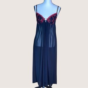 Delicates Night Gown Intimates Maxi Sexy Nightgown